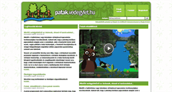 Desktop Screenshot of patak.vedegylet.hu